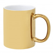 Кружка зеркальная золотая